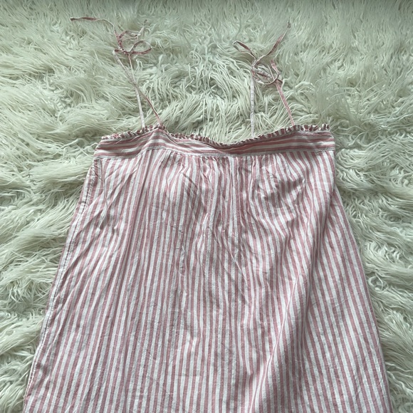 Abercrombie Pink Striped Babydoll Dress - Picture 2 of 8